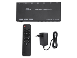 Vlrla-2026novo4k 30hz 4x2 Switch Splitter Hdmi Con Control Remoto