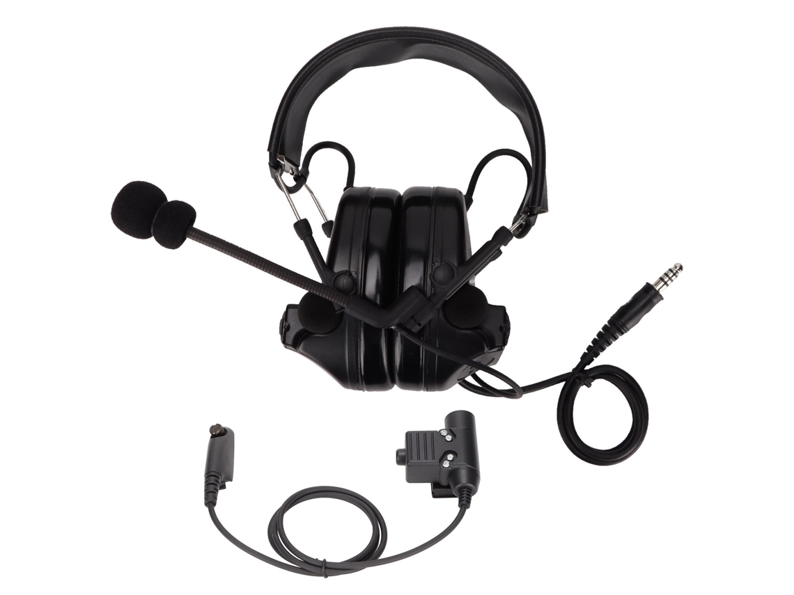 Auriculares militares (protección auditiva, conector U94 PTT)