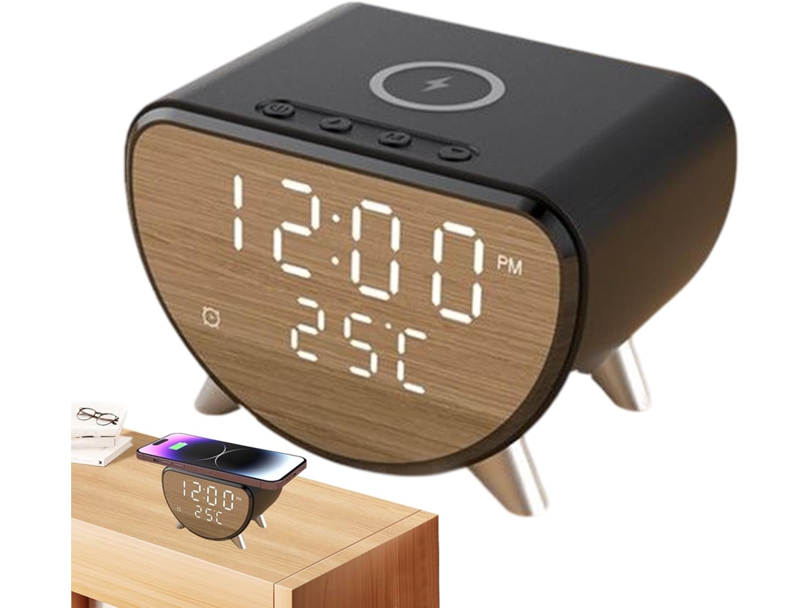 Cargador De Teléfono, Reloj, Pantalla De Temperatura Integrada Y Puerto