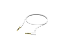 Cable de Conexión Hama Conector Jack de 3,5 mm 0,5 m - Blanco
