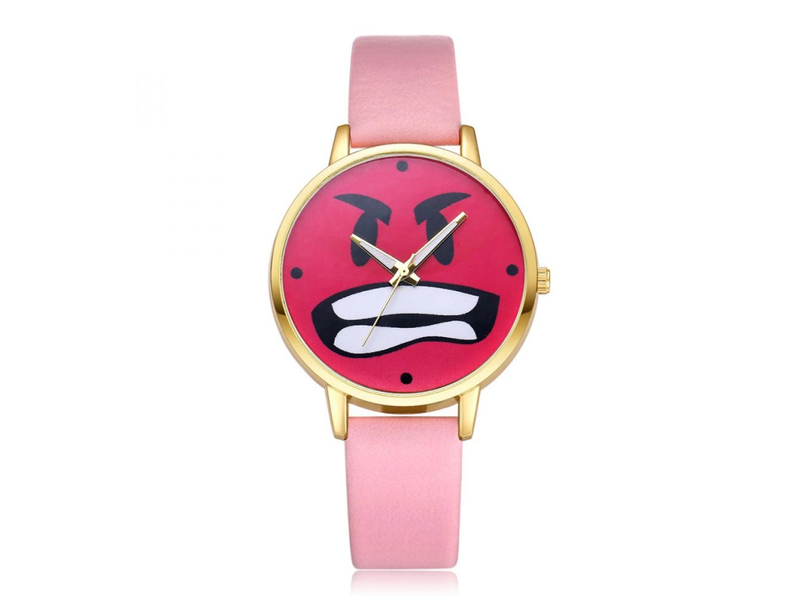 Reloj De Pulsera Analógico De Cuarzo Para Mujer Gaiety Con Diamantes De Imitación Y Correa De Pu (negro)