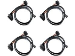 Cable Integrado 4x 12g Mini Sas Hd A U.2 36p Sff-8643-8639 Con Conector De Alimentación Sata De 15 Pines.