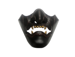 Dan26-máscara Media Cara Ghost Para Halloween Cosplay Personaje De Juego Tsushima Máscara Facial Fantasma