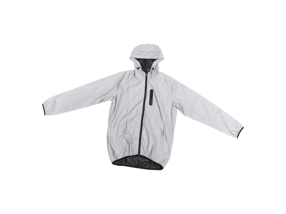2026-chaqueta Reflectiva Completa Impermeable Con Capucha Para Ciclismo Y Deportes Al Aire Libre L