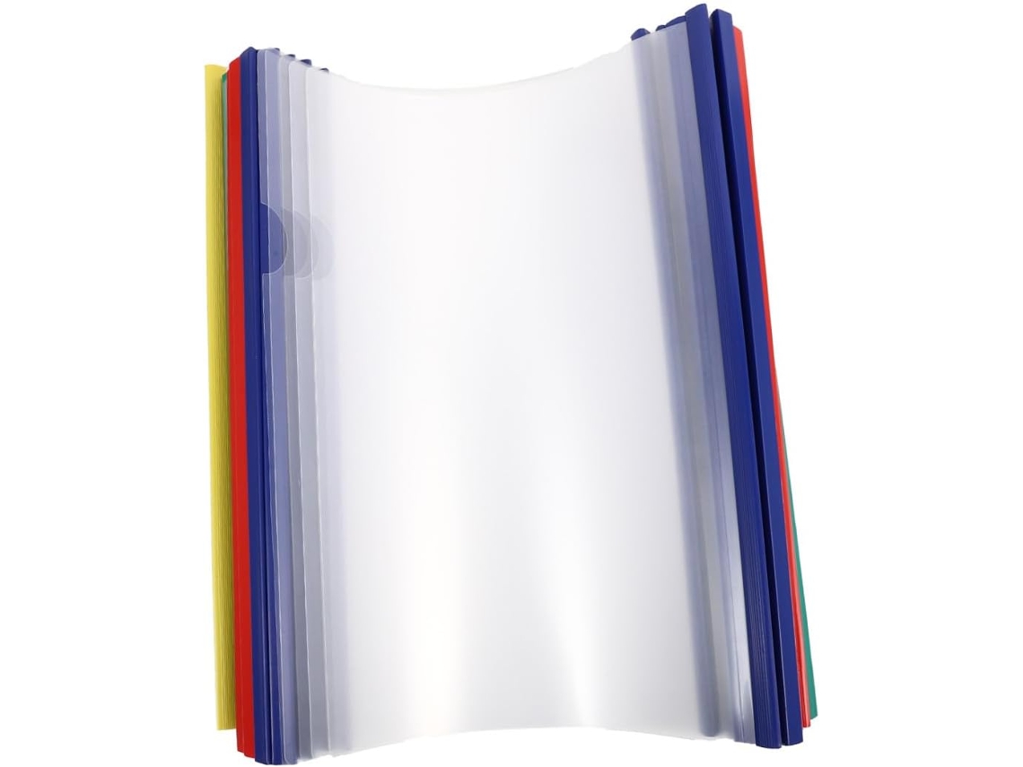Carpetas De Plástico De 50 Piezas Con Barra Deslizante, Juego De Carpetas De Archivo Flexibles
