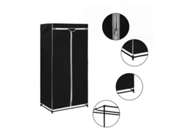Armario 75x50x160 cm Negro DKD HOME DECOR
