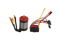 Kit De Motor Brushless 2430 3200kv Con Esc Impermeable De 35a Para Coches Rc A Escala 1/16 Y 1/18 - Traxxas Tamiya