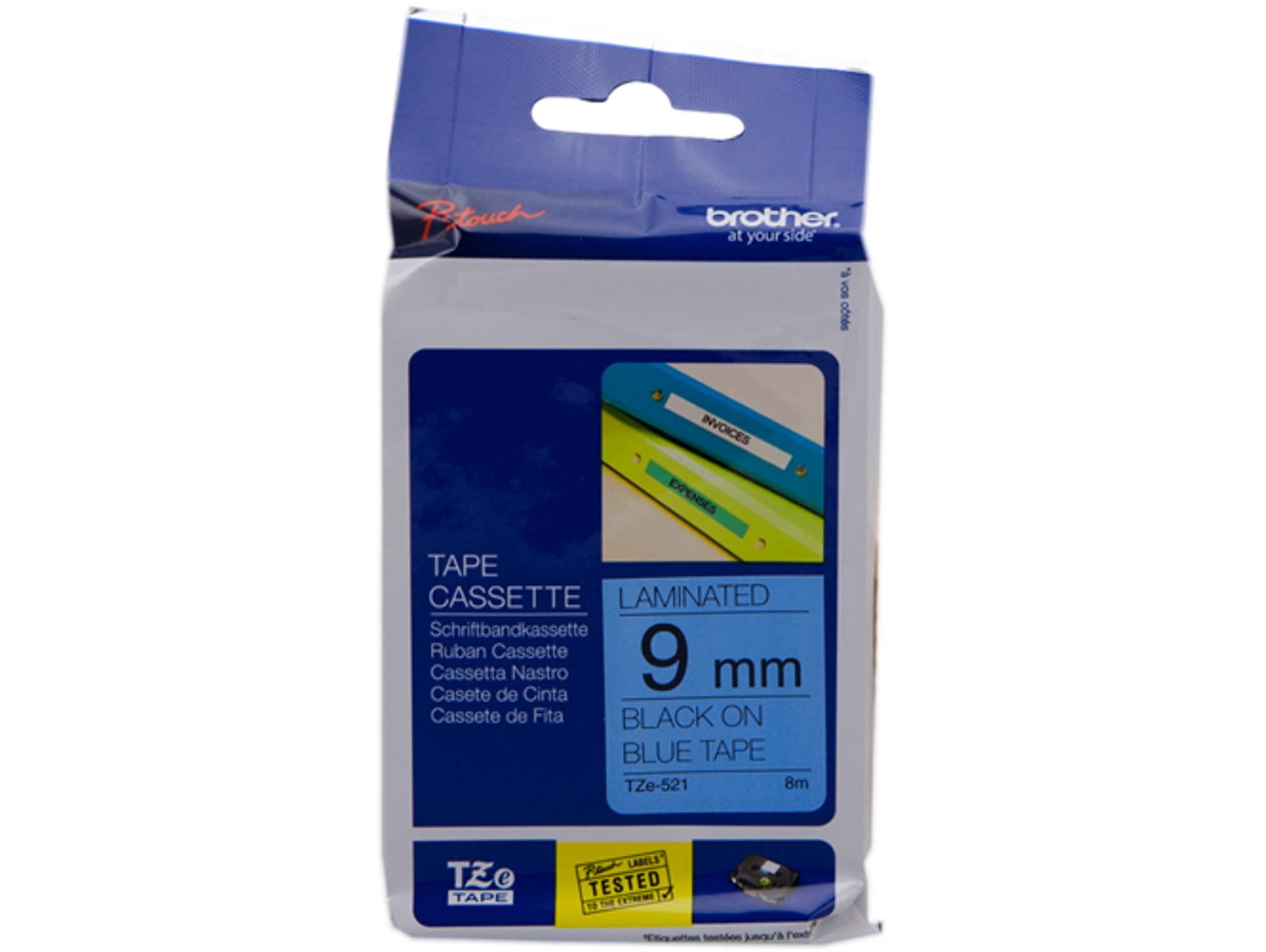 Cinta BROTHER TZe521 laminada