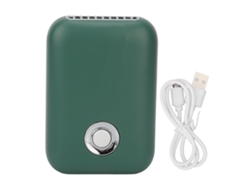 Secador De Pestañas Portátil Recargable Por Usb Con 3 Velocidades Y Soporte - Estuche Verde