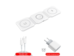 Cargador Inalámbrico (carga Inalámbrica 3 En 1 Carga Rápida 20w)