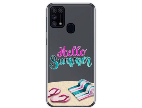 Carcasa Samsung Galaxy M31 TUMUNDOSMARTPHONE Dibujos Transparente Multicolor