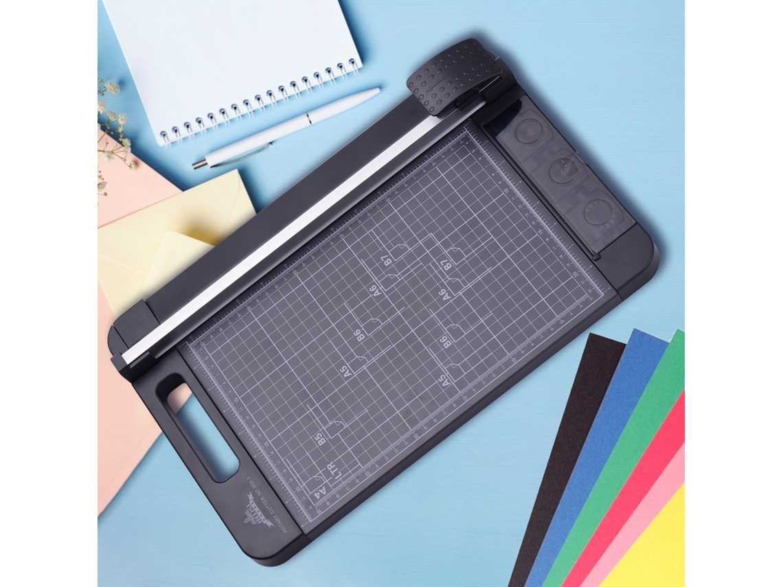 Cortador De Papel Multifuncional 3 En 1 Tamaño A4 Con Corte Recto/punteado/ondulado De 32 Cm/12,6 Pulgadas