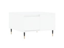 Maison Exclusive - Mesa De Centro Madera Contrachapada Blanco 55x55x36,5 Cm