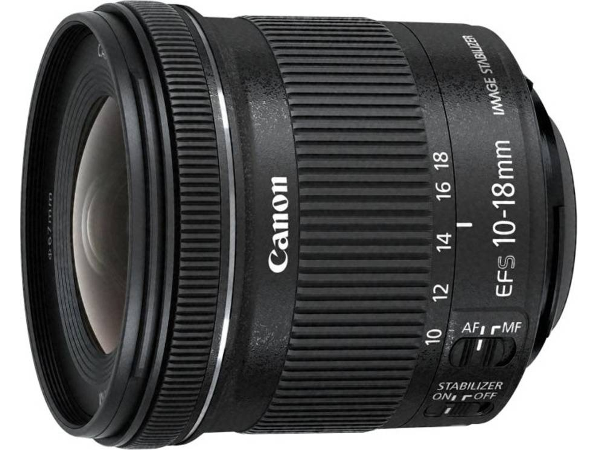 Objetivo CANON EF-S 10-18mm f/4.5-5.6 IS STM + EW-73C + Lens Cloth