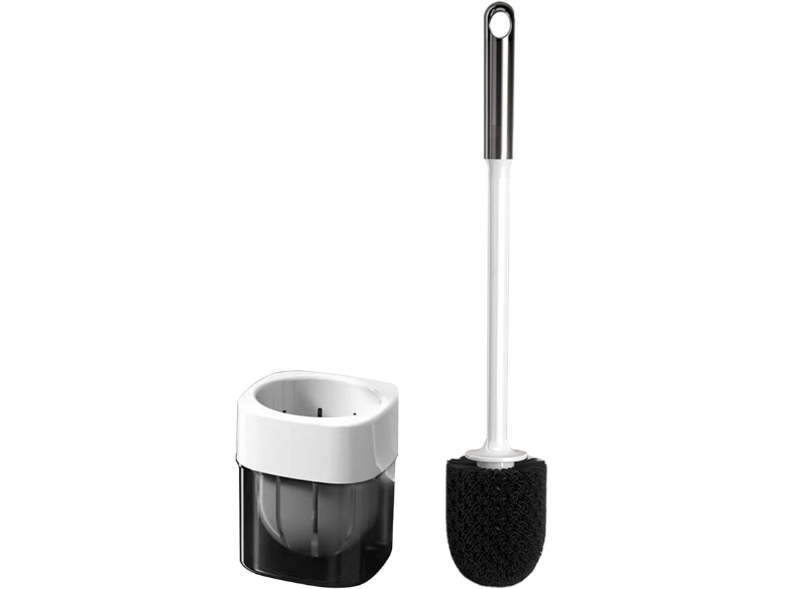 Cepillo Para Inodoro Con Soporte Limpiar La Ducha De Limpieza Ventosa Pared Fregar Compacto El Ba O Azulejos Etc