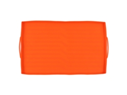 Tapete De Silicona Para Plancha De Barbacoa, Antiadherente, Protector, 91 Cm, Con Mango Naranja.