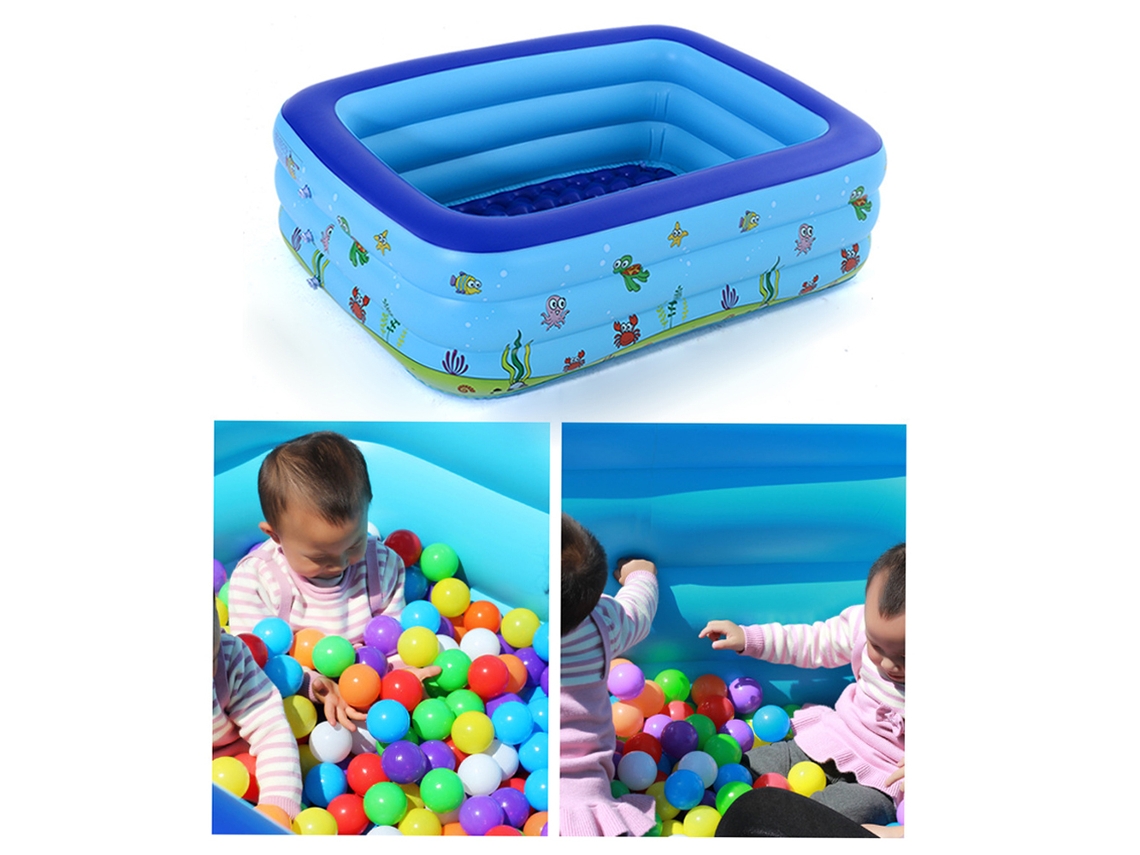 Piscina Inflable Portátil Para Bebés Y Niños Pequeños, Bañera Infantil De Exterior Con Fondo Suave Y Drenaje Rápido.