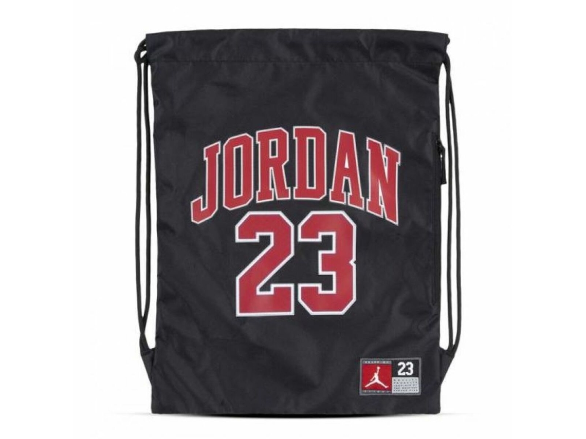 Saco Mochila Com Cordas Jordan 9a0757 023 (preto Poliéster)