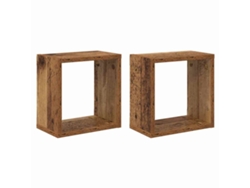 Estante De Pared | Estante Flotante | Estantería Pared Madera Vieja Madera De Ingeniería