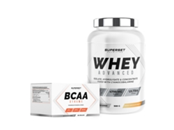 Programa de Recuperación Muscular 100 Whey Protein Advanced 900 g Choco Nut Bcaa Xtreme Superset Nutrition