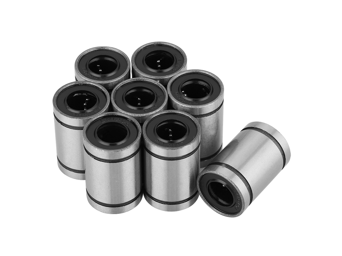 8 Casquillos De Rodamiento Lineal Lm12uu De 12 Mm Para Piezas De Impresoras 3d Y Cnc