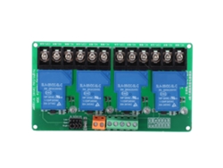 Módulo De Relé 4 Canales Control Automático Nivel Alto/bajo Dispositivo Electrónico 5v