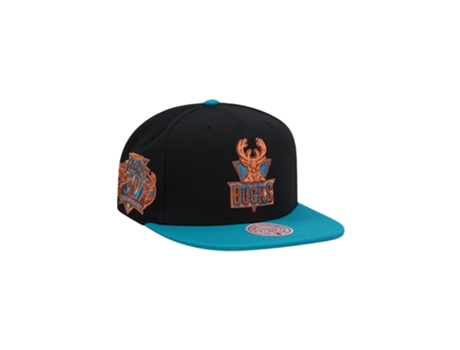 Gorra Negra Bucks Nba Make Cents Snapback MITCHELL & NESS