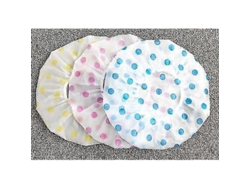 Gorro De Ducha Reutilizable Con Elástico Para Mujeres Y Niñas (3 Unidades, Amarillo, Azul, Rosa)