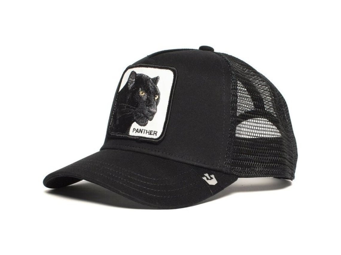 Gorra de béisbol negra con estampado de leopardo para mujer. ZYBLSSBB
