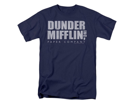 Camiseta ROCKINSTONE The Office Dunder Mifflin Distressed (XXL)