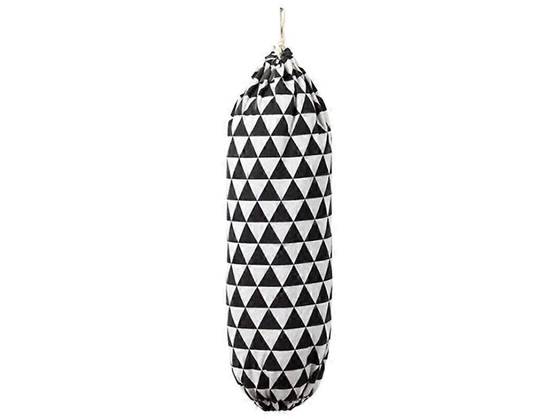 Soporte para bolsas de plástico, dispensador plegable y lavable para bolsas de la compra, organizador para bolsas de supermercado reciclables GOKOCO (negro)