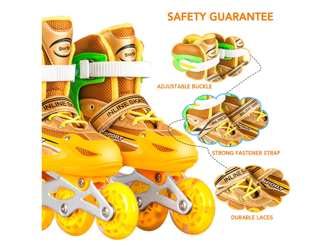 2026-patinetes En Línea Ajustables Con Ruedas Luminosas Para Niños Y Adultos, Fitness Interior Y Exterior