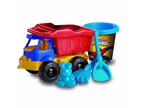 Construcciones de Arena SPIDERMAN Conjunto Camion (Edad Mínima Recomendada: 3 años)