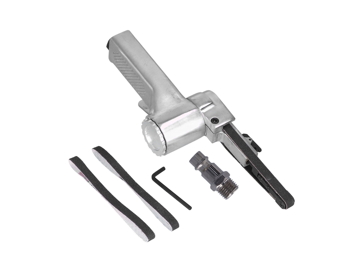 Lijadora Neumática De Banda Kp-699 De 1 Pulgada (10 X 330 Mm) Para Pulir Madera, Metal Y Plástico.