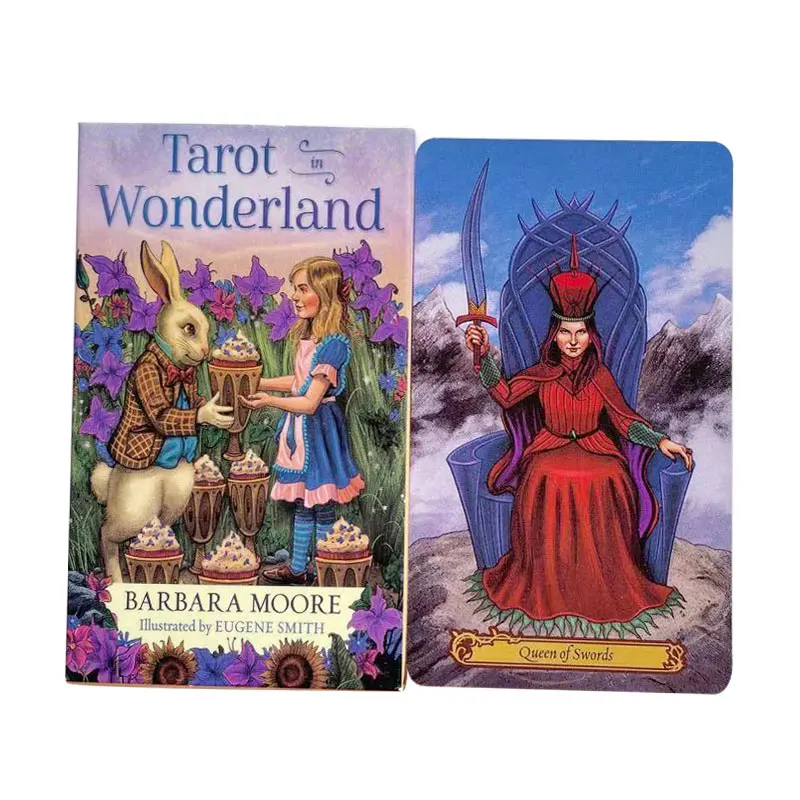 Baralho De Tarot Wonderland Para Adivinhação (versão Em Inglês) - Jogo De Tabuleiro Com Cartas Oráculo