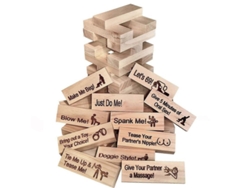 Juego de torre apilable con 48 piezas para citas románticas en pareja - CHARM