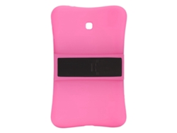 Funda a prueba de golpes con soporte ajustable para Samsung Pad P3200 (rosa)
