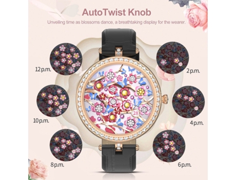 Reloj Inteligente Mujer Bluetooth Llamada iOS/Android Negro VEANXIN