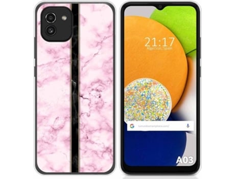 Carcasa para Samsung Galaxy A03 TUMUNDOSMARTPHONE Dibujos Mármol 04 Multicolor