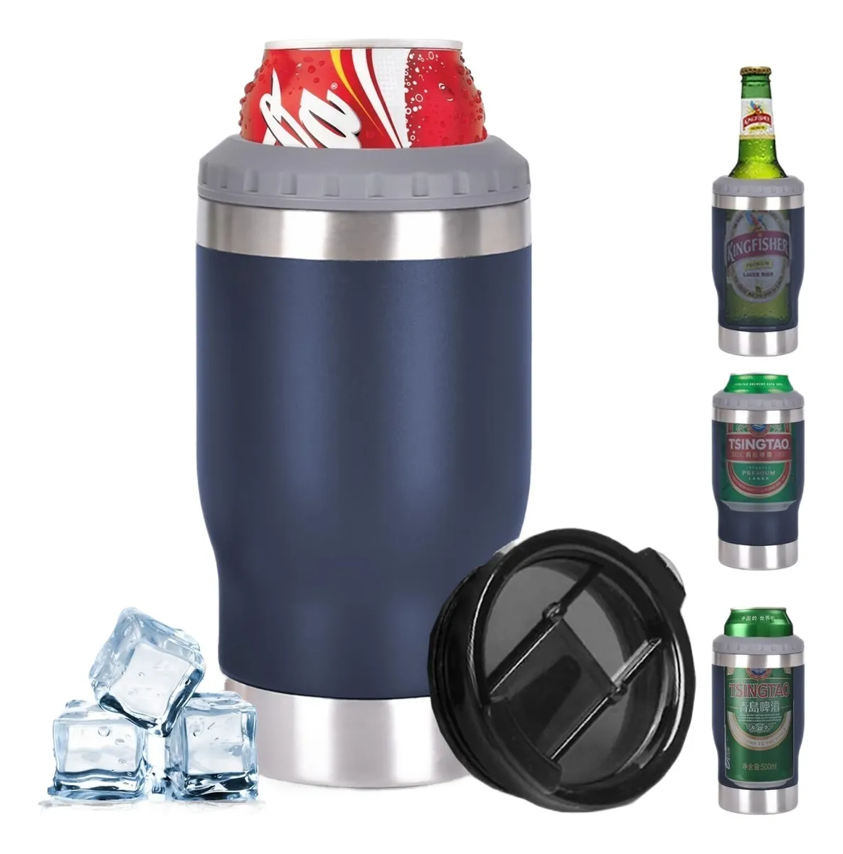 Termo de acero inoxidable con abrebotellas, termo de cerveza Vayotoy
