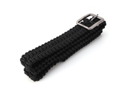 Cinturón De Supervivencia De Paracord 550 Con Hebilla De Acero Macizo Para Acampar Y Hacer Senderismo.