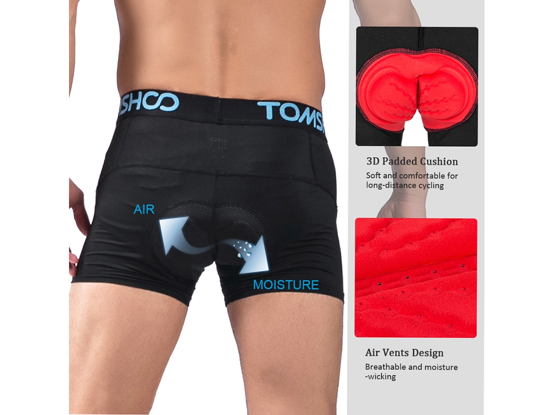 Calzoncillos De Ciclismo Para Hombre Con Acolchado 3d, Transpirables Y Ligeros Para Ciclismo.