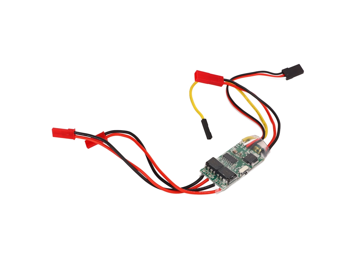 Ymsl Controlador De Velocidad Para Motor De Escobillas Rc Bidireccional 2s‑3s Lipo 5a Esc De Dos Vías Para Reemplazo Y Mejora Hxl
