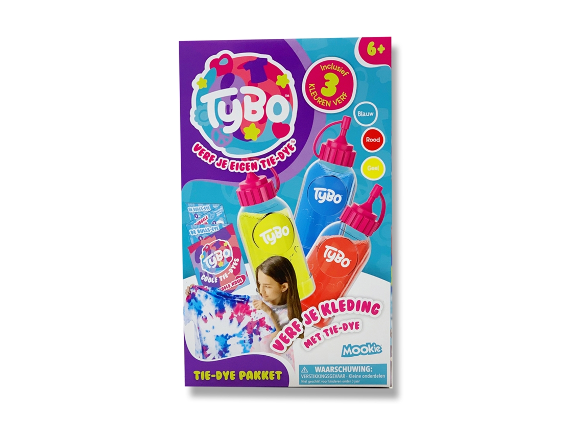 Set de pinceles para niños MOOKIE Tie-Dye (6 anos)