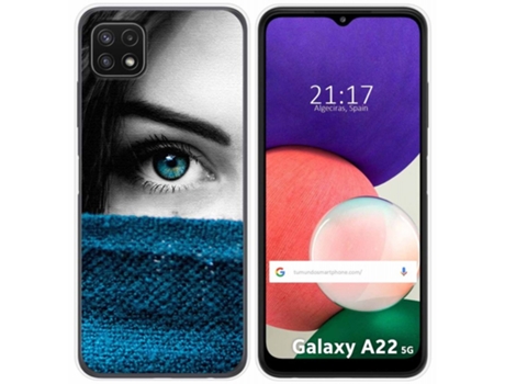 Carcasa Samsung Galaxy A22 5G TUMUNDOSMARTPHONE Dibujos Multicolor