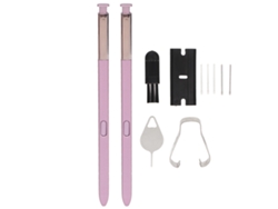 2 Lápices Ópticos Para Pantalla Táctil Con Puntas De Repuesto Para Galaxy Note 9 (morado)