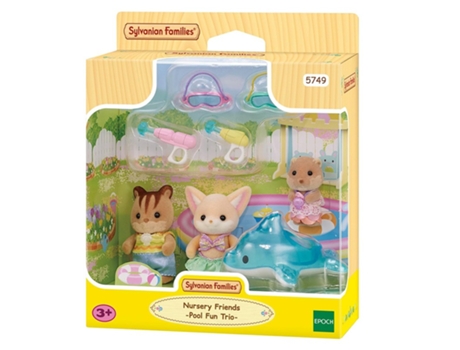 SYLVANIAN Amigos de La Guarderia Fiesta En La Piscina