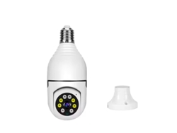 Cámara Ip Wifi 4g Con Bombilla E27 Y Monitor De Bebé Inalámbrico De 3 Mp