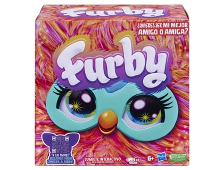 FURBY, PELUCHE INTERACTIVO DE COLOR CORAL Juguete creativo FURBY 6 Años