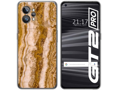 Carcasa para Realme GT 2 Pro 5G TUMUNDOSMARTPHONE Dibujos Mármol 10 Multicolor